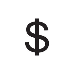 dollar icon symbol sign vector