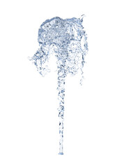 Fountain isolated transparent background 3d rendering
