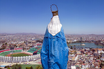 Aerial View Of Antananarivo, Capital city of Madagascar