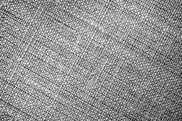 Fototapeta na wymiar Soft gray pattern. White fabric closeup texture. Burlap material background. Bright textile backdrop. Closeup fiber texture. Cotton cloth. Vintage flax structure.