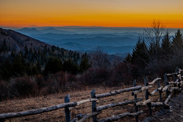 Sunset at Grayson Highlands