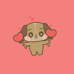 CUTE KAWAII ANIMALS SAN VALENTINE