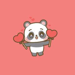 CUTE KAWAII ANIMALS SAN VALENTINE