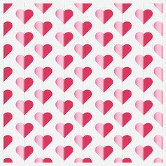 Valentine heart shape pattern background illustration