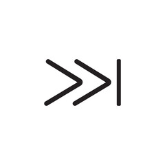 Speed up arrow icon vector illustration