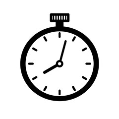 Stopwatch, clock icon