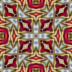 3d effect - abstract kaleidoscopic geometric color gradient pattern 
