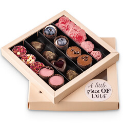 Various chocolate candies