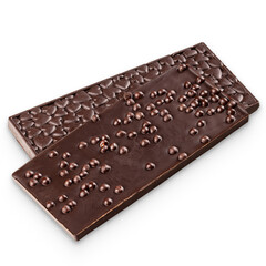 Two dark chocolate bar