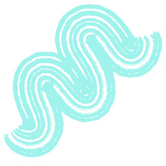 line brush art abstract