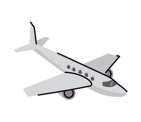 airplane trip and travel