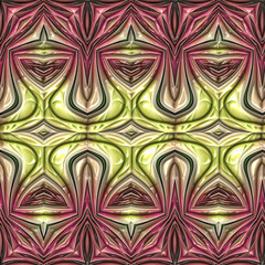 3d effect - abstract geometric metallic surface pattern