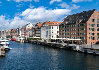 Fototapeta na wymiar Copenhagen city in the summer