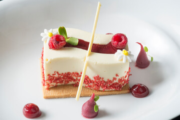 cheesecake with berries