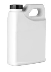 white canister isolated