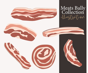 illustration of bacon