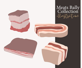 illustration of meat