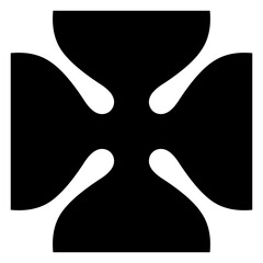 Abstract geometric element shape on Transparent Background