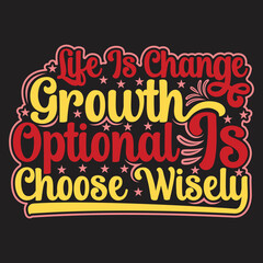 Obraz premium Colorful lettering Happy new year or Hand drawn new year typography t shirt design 