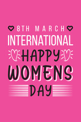Women's Day T-Shirt Design Vector