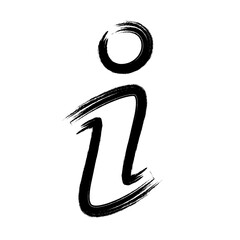 brush stroke hand drawn PNG image with transparent background business icon info information