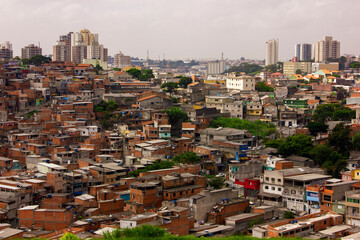 Fototapeta premium Favela sao paulo Brazil