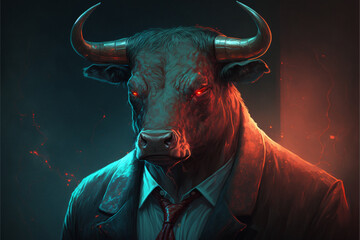 nervous investor bull Generative ai