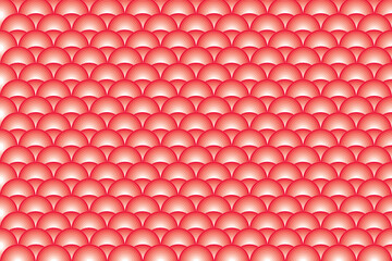 Illustration of red gradient circle background