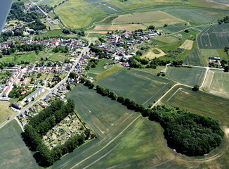 Fischerdorf Lassan, Berg mit Wäldchen 2016