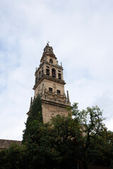 Fototapeta na wymiar tower of the church of st john the baptist