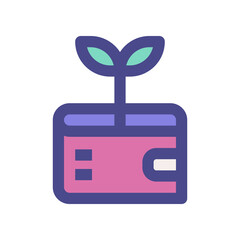 wallet icon for your website, mobile, presentation, and logo design.