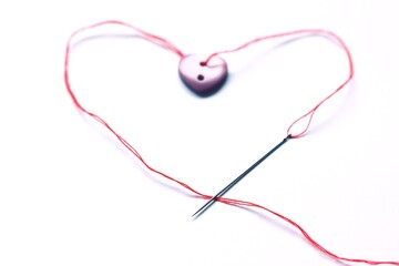 Beautiful heart - symbol of love. Concept for Valentine's Day. February 14 is the day of all lovers.