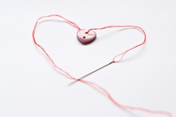 Beautiful heart - symbol of love. Concept for Valentine's Day. February 14 is the day of all lovers.