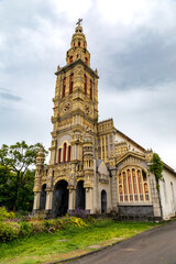 Fototapeta na wymiar Saint-Benoit, Reunion Island - Sainte-Anne church