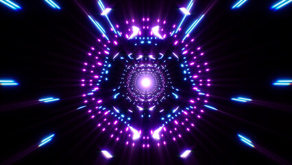 Overlay background composed of glowing purple dots and blue lines