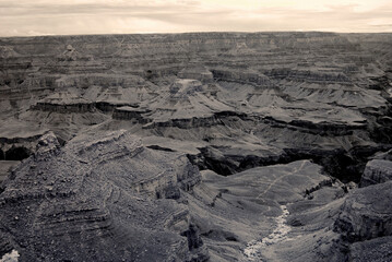 Infrared Sepia Tone Grand Canyon Arizona