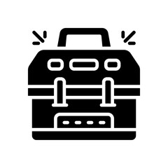Fototapeta premium toolbox icon for your website, mobile, presentation, and logo design.