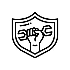 shield icon for your website, mobile, presentation, and logo design.