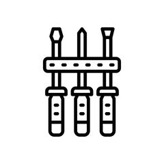 screwdriver icon for your website, mobile, presentation, and logo design.