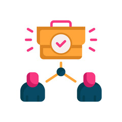 partnership icon for your website, mobile, presentation, and logo design.