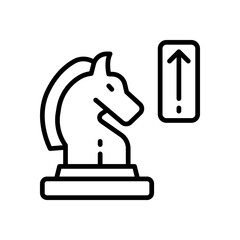 strategy icon for your website, mobile, presentation, and logo design.