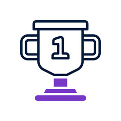 trophy icon for your website, mobile, presentation, and logo design.