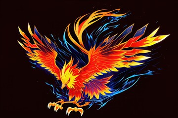 Phoenix Bird	Digital Oil - fiery bird that burns to ashes and is reborn. Also represents the city of Phoenix, Arizona
