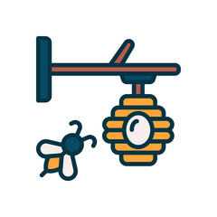 beehive icon for your website, mobile, presentation, and logo design.