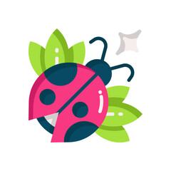 ladybug icon for your website, mobile, presentation, and logo design.