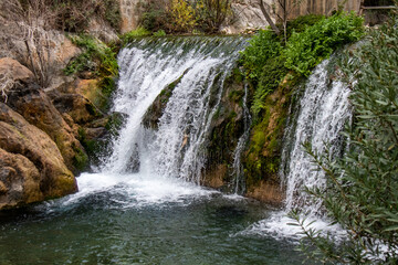 Waterfalls in Fuentes del Algar, Alicante, Spain