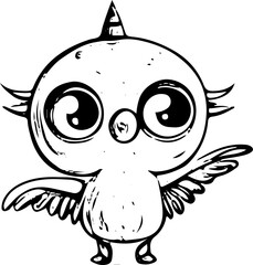 Fototapeta premium cartoon, cute, monster, eyes, graphics, illustrations, creature, whimsical, adorable, designs, characters, portraits, vector, children, childrens book, happy, cartoon, comic, illustrations, colorful, 