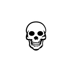 skull can be used for logo, icon tattoo