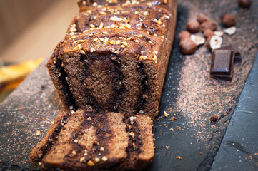 chocolate luxury cake on a table