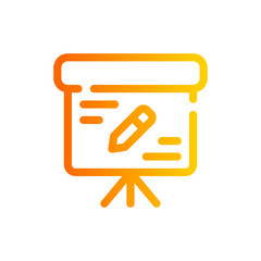 presentation gradient icon